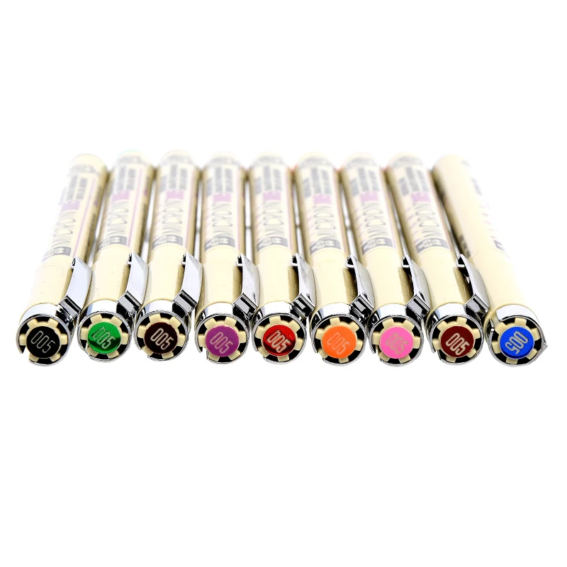 Sakura Pigma Fine Liner Pen/Bursh комплект, принадлежности для живописи наброски ручка для рисования манги набор