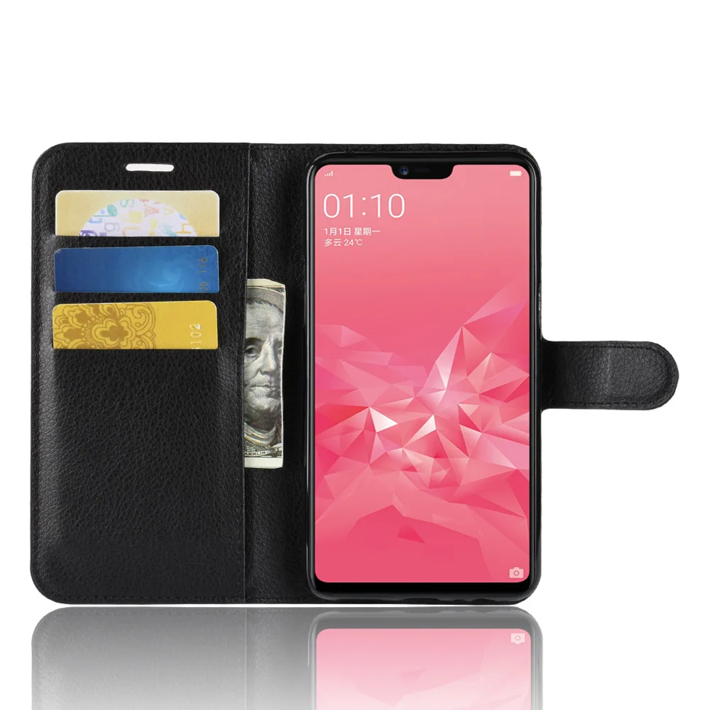 Чехол книжка из искусственной кожи для OPPO A3 чехол кошелек с откидной крышкой