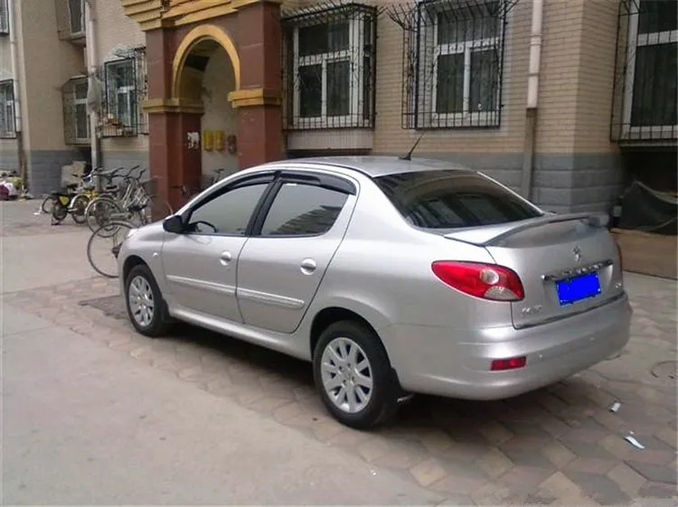 Спойлер для Peugeot 207 2006 2013 спойлер седан JSDLK задний цветной из АБС пластика
