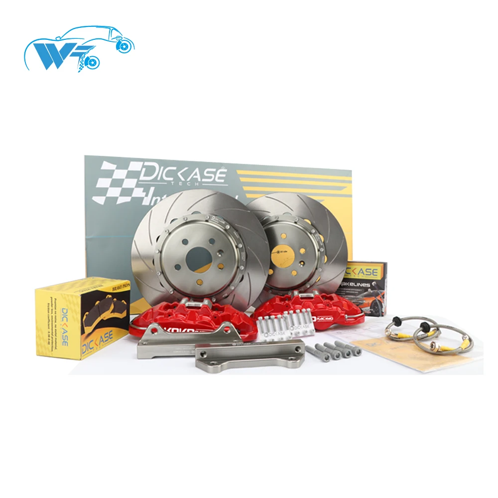 

KOKO RACING car аксессуары 2018 WT8530 4 горшок тормозной суппорт с тормозной шланг с тормозной ротор с удовлетворить шляпа с тормозных колодок