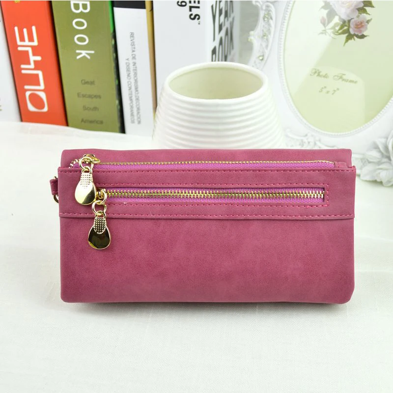 Новое поступление женский многофункциональный кошелек на молнии Большой