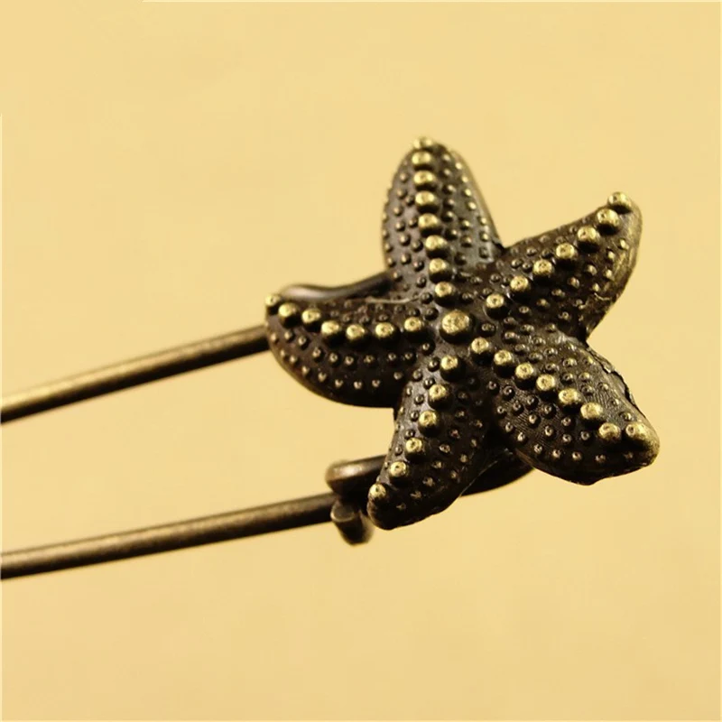DoreenBeads 5 см длинные безопасные булавки винтажная модная булавка брошь животное Череп бабочка форма украшения для шарфа Sweather Пальто сумка - Цвет: 5