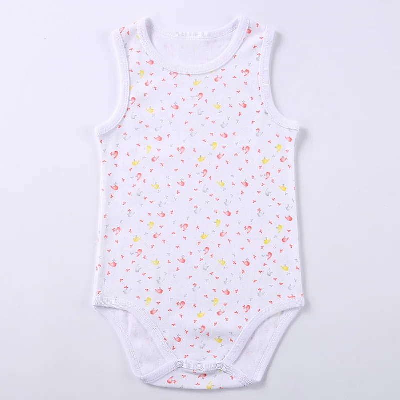 Vestidos/Одежда для новорожденных девочек; Одежда для маленьких мальчиков; летнее Боди без рукавов; импортный комбинезон; одежда для малышей из хлопка