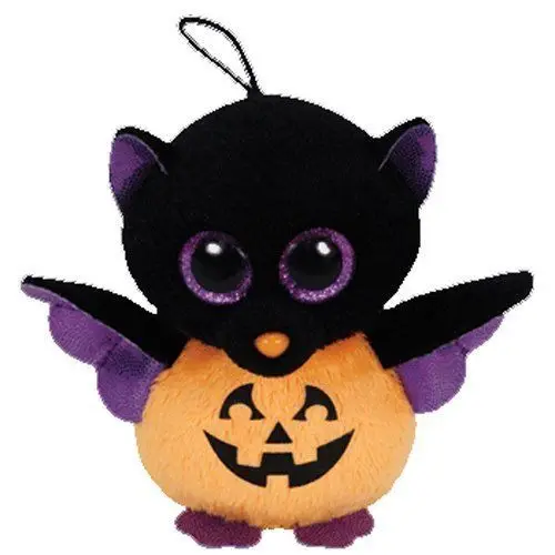 Batty Хэллоуин Тыква клыки Бэтти летучая мышь плюшевые животные мини 8 см милые чучело большой брелок глаза кулон Хэллоуин украшения - Цвет: Batty
