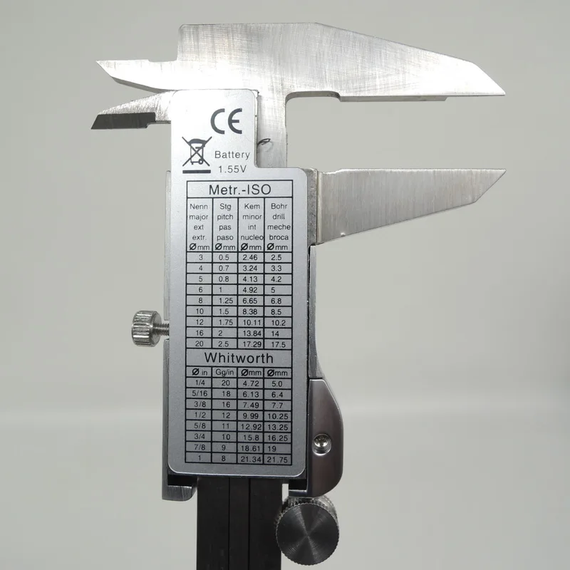 Extra-Large LCD Screen 0-6 Inches Digital Caliper Measurement Tool Electronic Stainless Steel Precision Metric Conversation | Инструменты