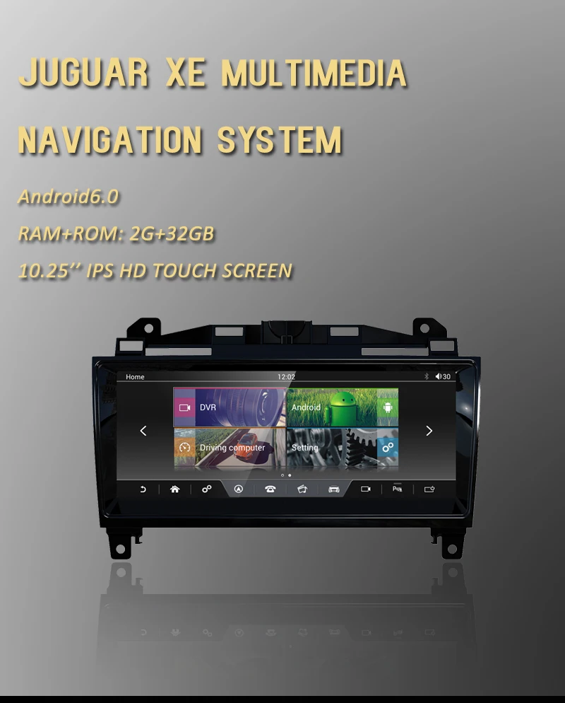 NVTECH 10,25 ''для Juguar XE XF XFL F-PACE приборной панели мультимедиа Navi gps Bluetooth Android7.1 2 ГБ+ 32 ГБ плеер