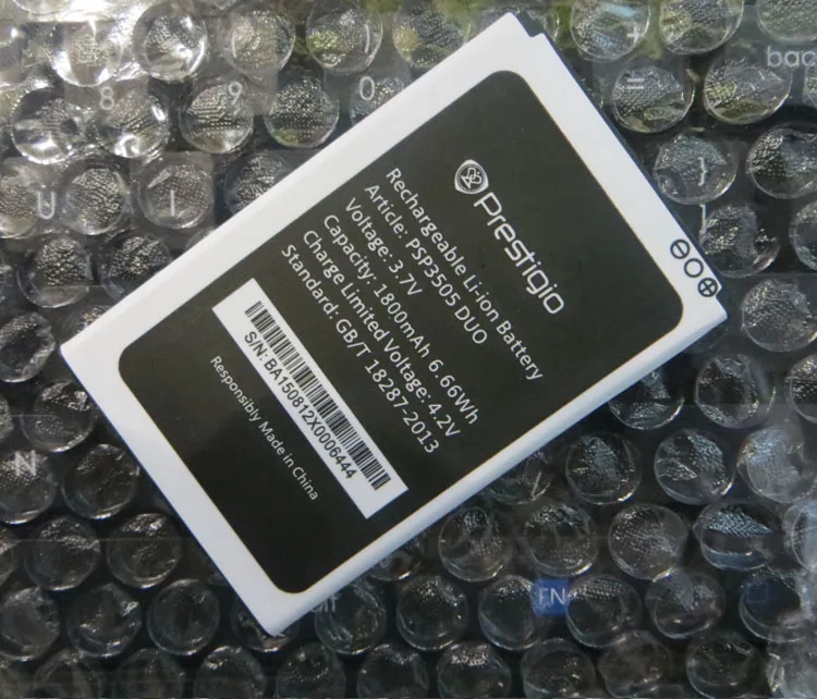 Для Prestigio Wize D3 3505 PSP3505 1800 мАч мобильный телефон литий ионный аккумулятор