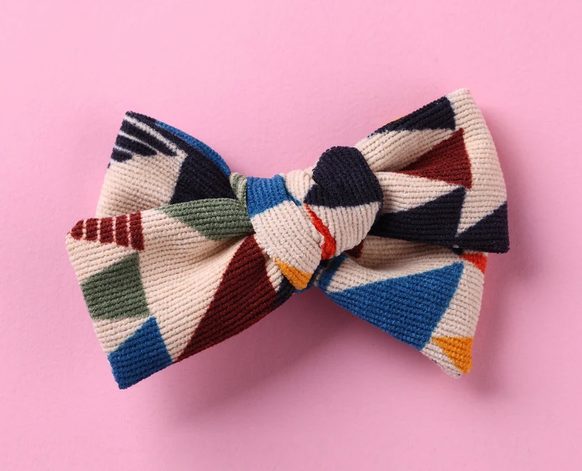 36 шт./лот 2019 модные банты для волос из хлопчатобумажной ткани с принтом девочек