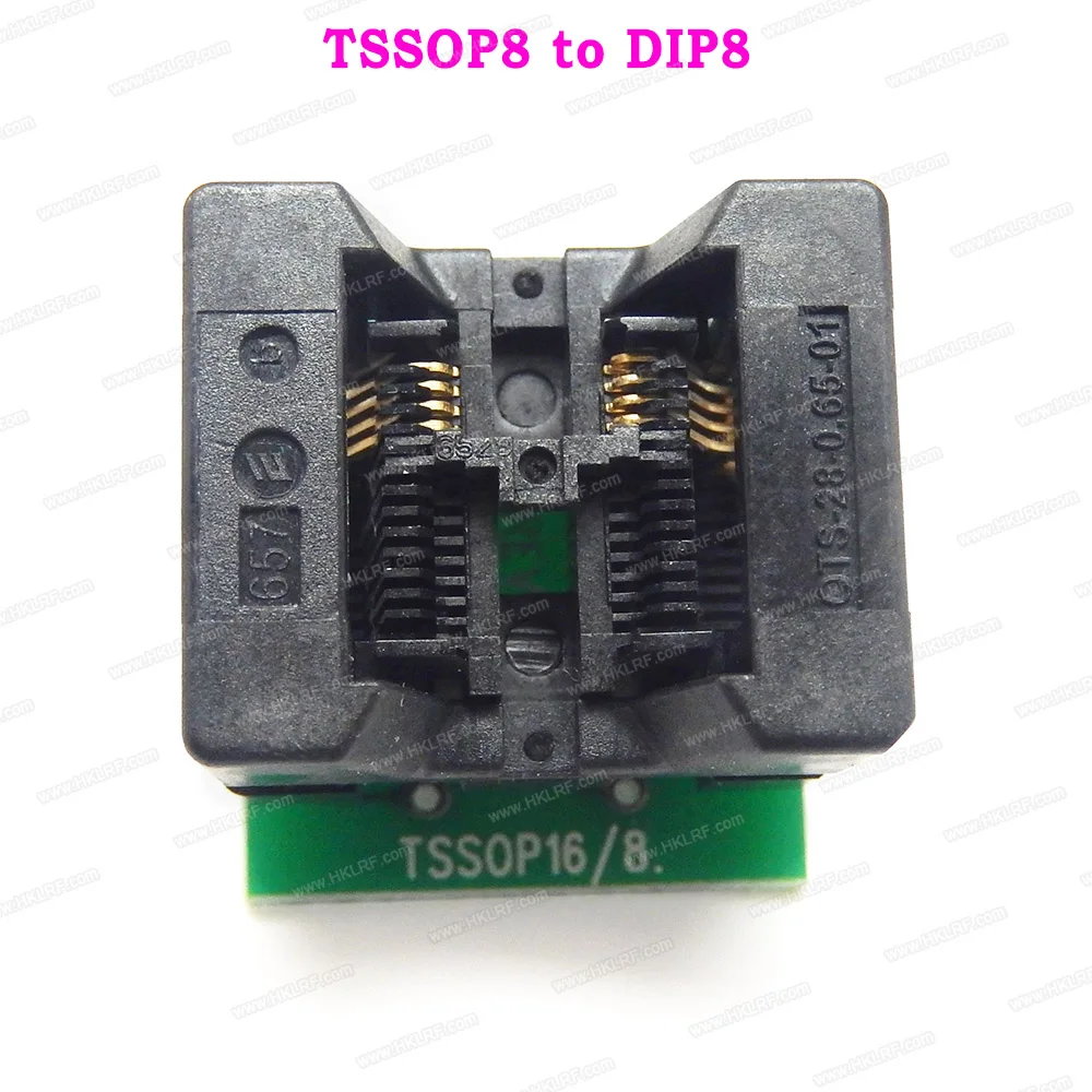 Адаптер TSSOP8 для TL866A TL866CS TL866II Plus программатор К DIP8 IC адаптер тестового