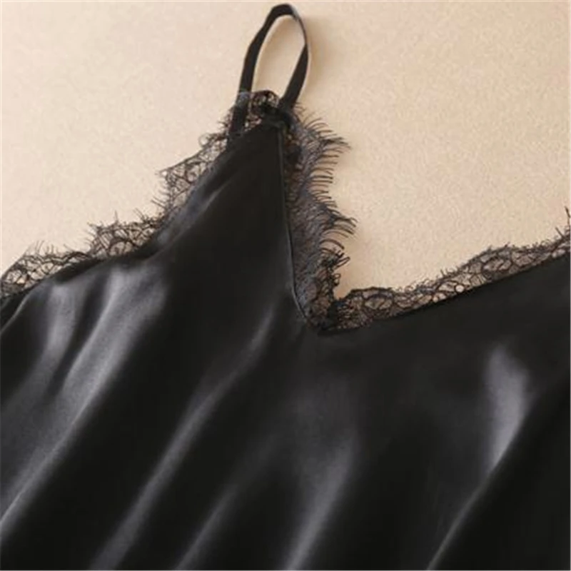 

Women Silk Breathable Camison Lady 100% Silk Backless Pijamas Silk Dresses Female Oversized Dress Woman Thin Robe Silk Pijamas