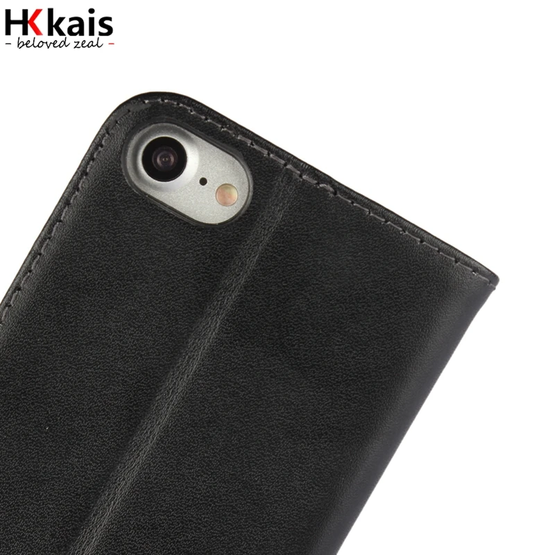 Hkkais натуральная кожа чехол для Apple iPhone 7 Plus откидную крышку телефона Чехлы