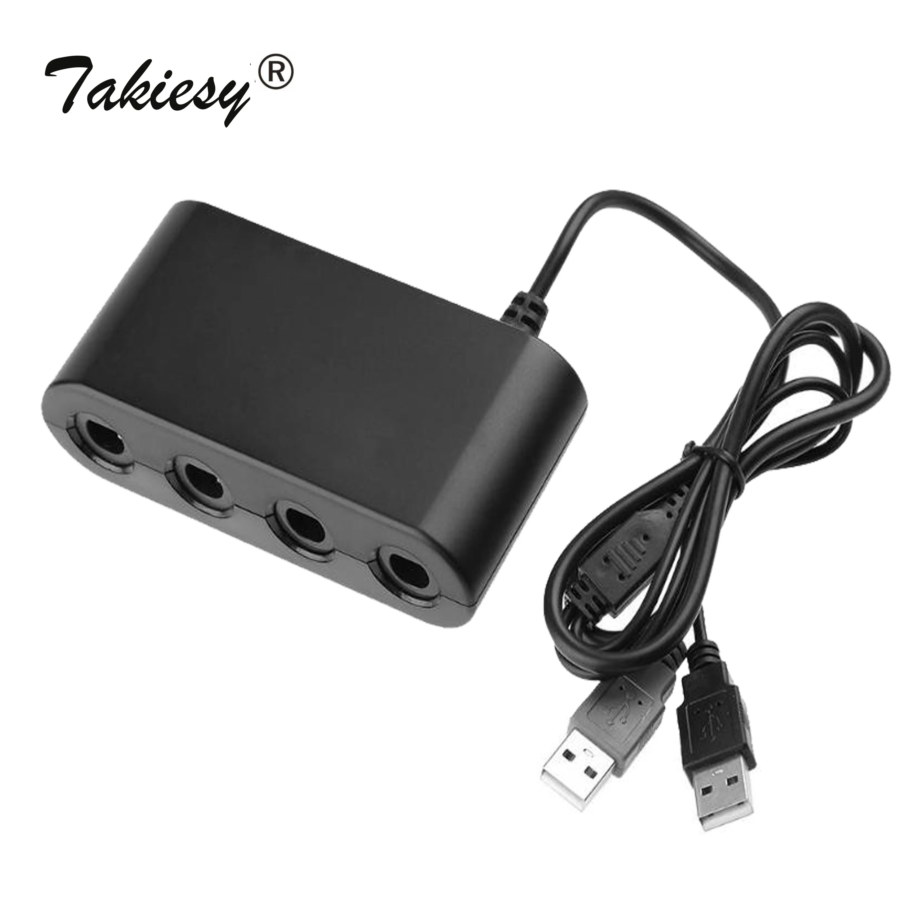 4 порта для игрового Куба GC WiiU PC USB контроллера Nintendo Switch адаптер конвертер Windows 7/8 XP