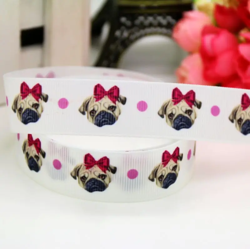 Вечерние украшения для волос с лисьим Мопсом и павлином 7/8 дюймов 22 мм D501|printed