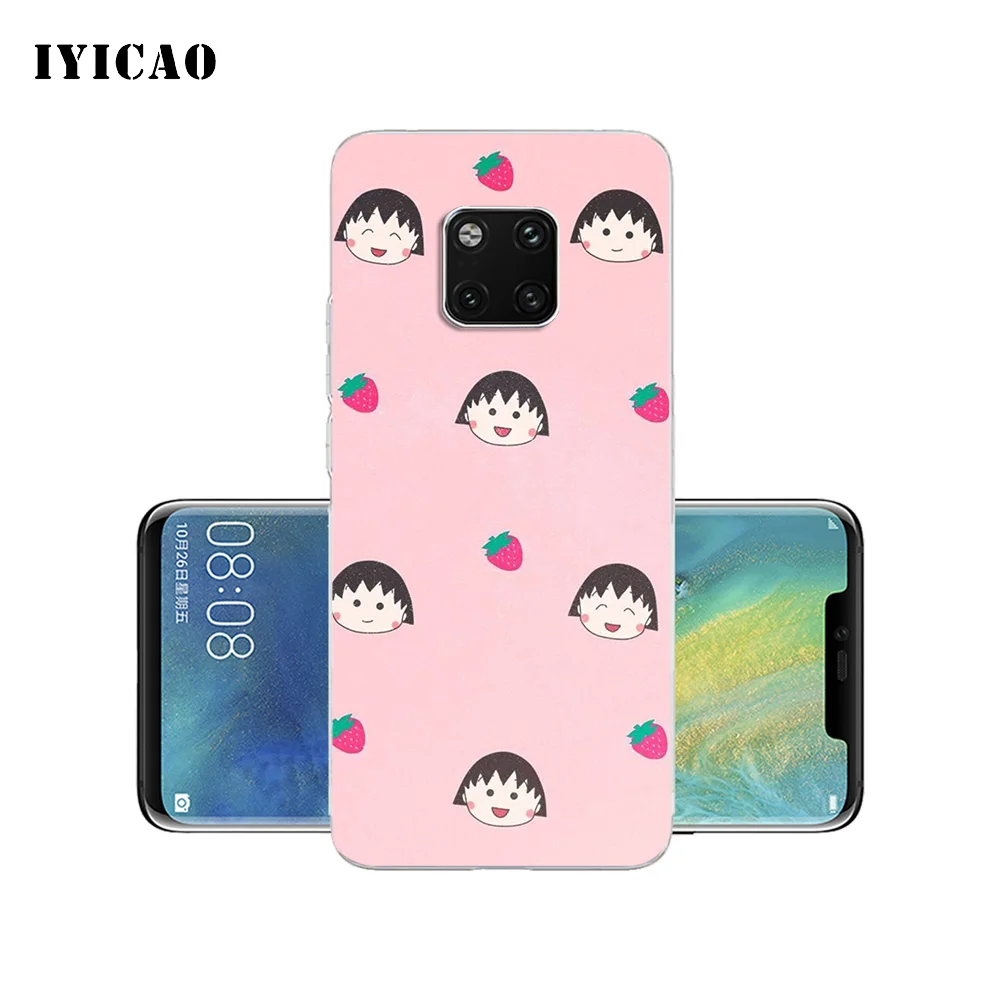 IYICAO Chibi Maruko Мягкий силиконовый чехол для телефона Huawei Mate 10 20 Lite Pro Nova 2 2i 3 3i 4 TPU