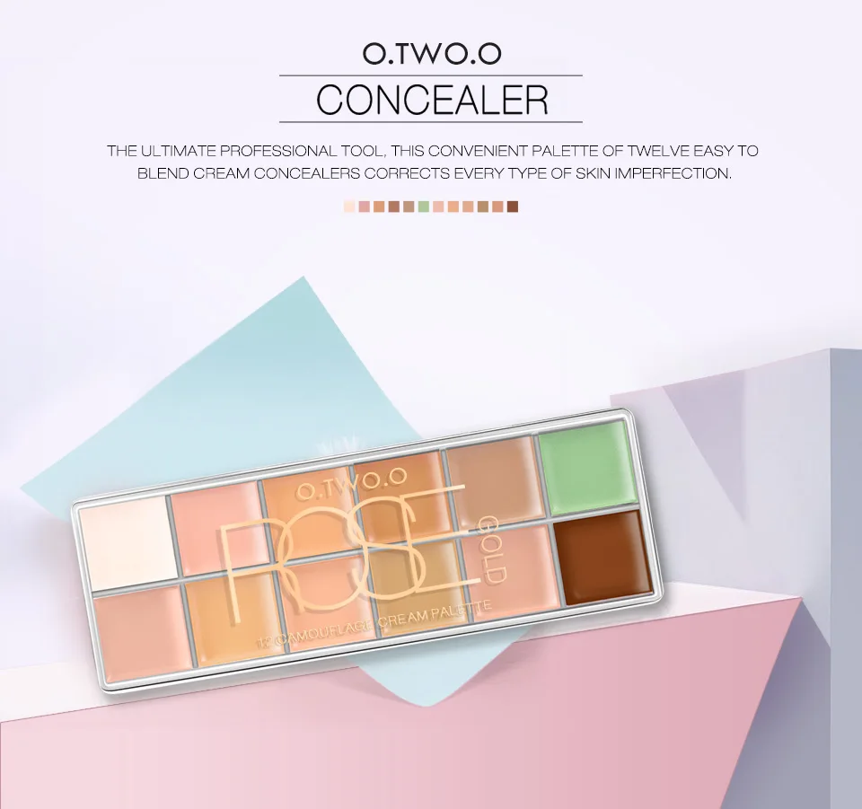 O. TWO. O консилер крем праймер Paleta De Corretivo Косметика камуфляж консилер Палитра для лица Maquiagem Professional Completa