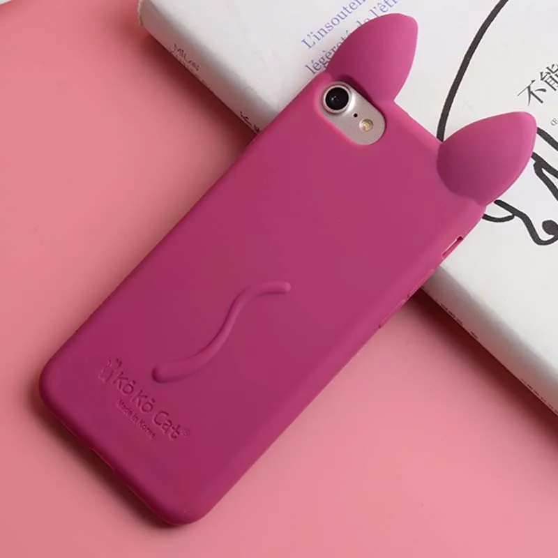 Новый Модный 3D мультяшный Мягкий силиконовый чехол для IPhone X 8 7 6 6S Plus 5 5S SE 4 4S