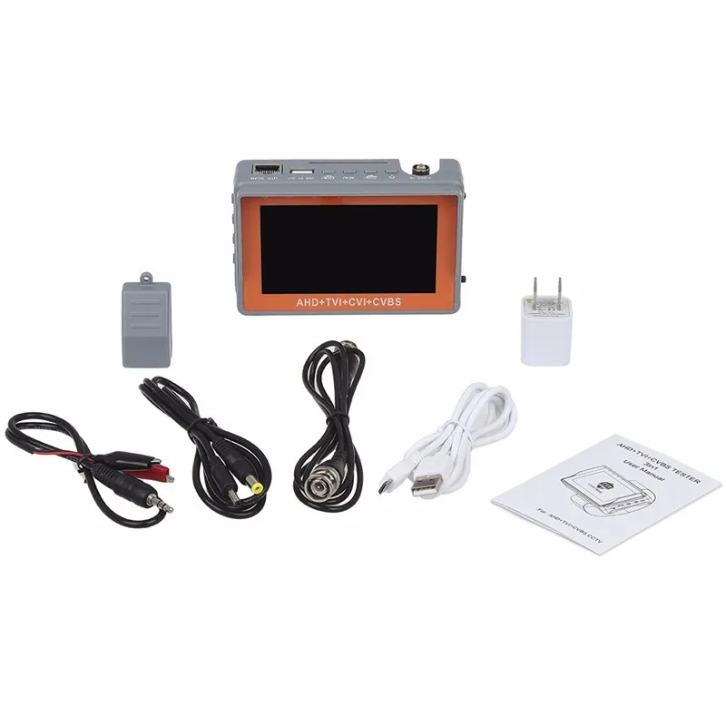 4 3-дюймовый многофункциональный HD 5MP 4MP AHD TVI CVI CVBS 4-в-1 CCTV камера тестер для IV7W |