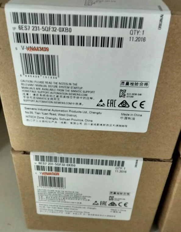 Оригинальный Simatic 6ES7231 5QF32 0XB0 S7 1200 аналоговый входной модуль 6ES7 231 6ES72315QF320XB0 SM 1231 TC 8