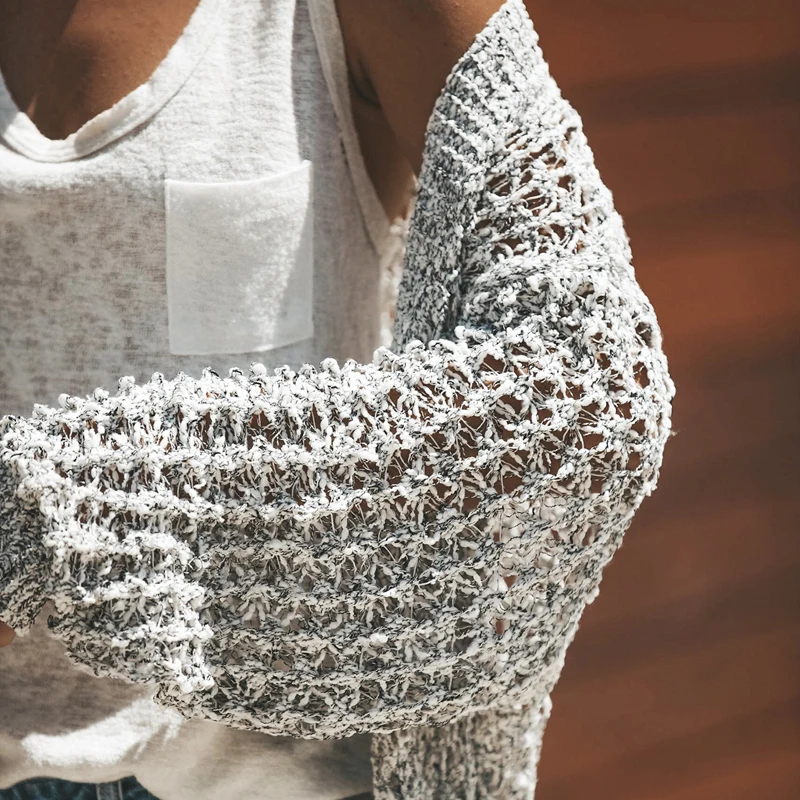 Выдалбливают длинный кардиган для женщин 2018 летние свитеры рукав летучая мышь