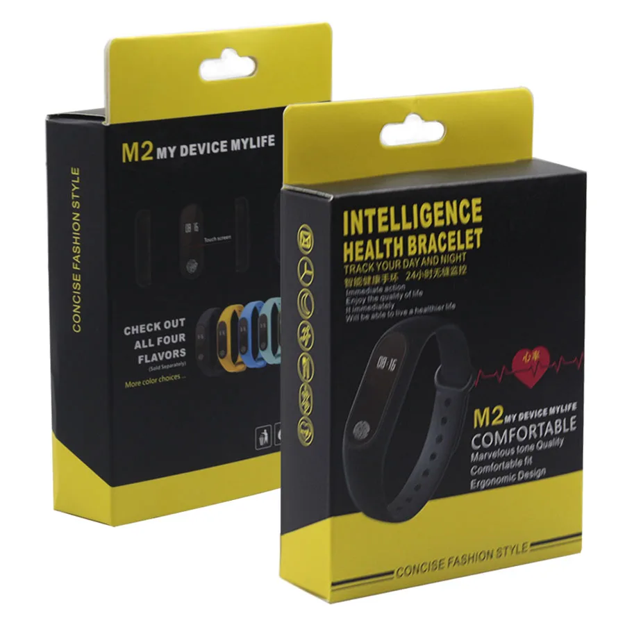 Умный Браслет M2 браслет часы с пульсометром фитнес-трекер Водонепроницаемый