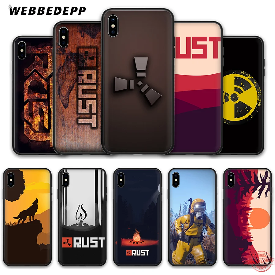 WEBBEDEPP Мягкий силиконовый чехол с рисунком ржавчины для iPhone 8 7 6S 6 Plus 11 Pro XS Max XR X 5 |