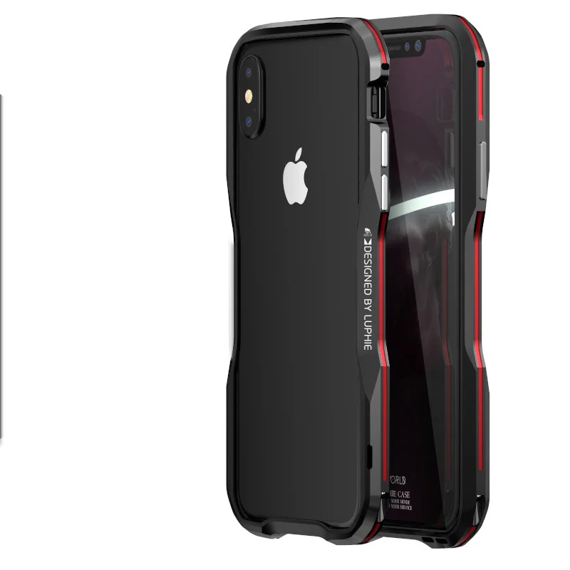 Алюминиевая рамка 360 Защитный армированный чехол для телефона для iphone X XS чехол для MAX XR металлический бампер для iphone 7 8 Plus чехол Coque