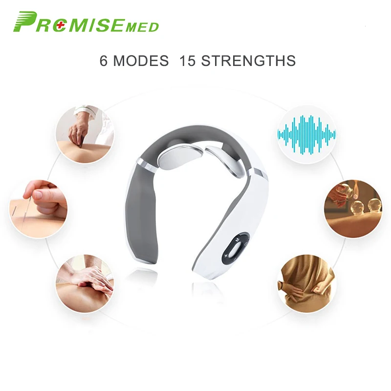 Pr + mise Электрический импульсный массажер для спины и шеи Дальний инфракрасный