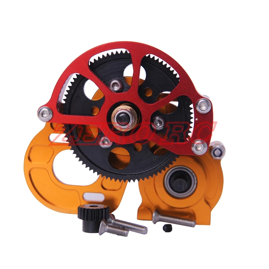 RC 1/10 Axial SCX10 AX10 CNC сборная Центральная коробка передач Tranny (Золотая) с твердой