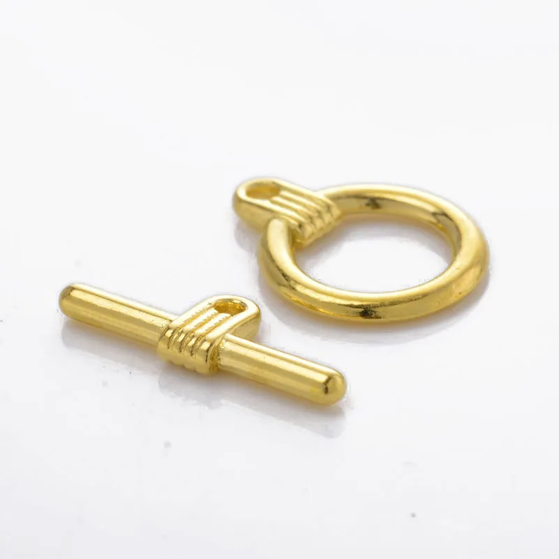 Круглый позолоченный цинковый металлический сплав OT переключатели застежки для