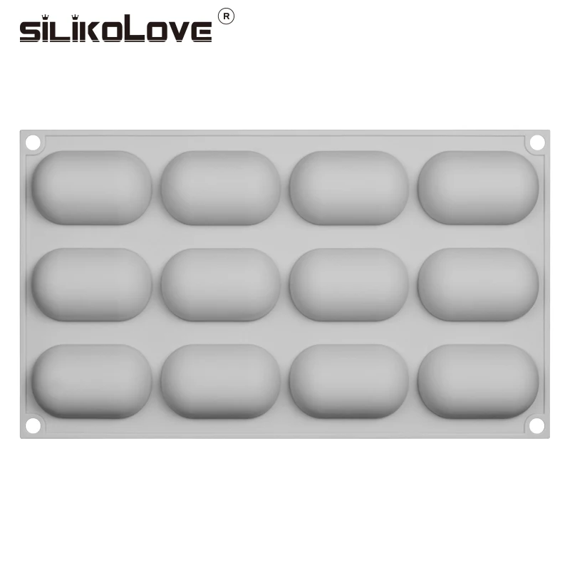 SILIKOLOVE, мусс, силиконовая форма, 12 полостей, Прямоугольная форма в форме кубика, формочка для морозильника, безопасная, 3D, сделай сам, для выпечки