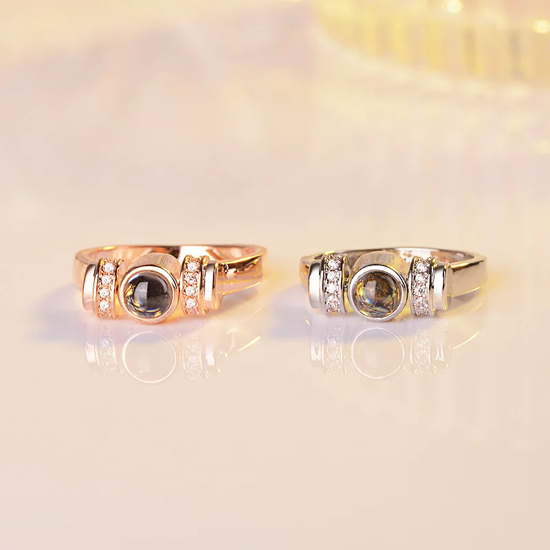 DoreenBeads новый дизайн говорят I Love U на 100 языках кольца для влюбленных пар с памятью