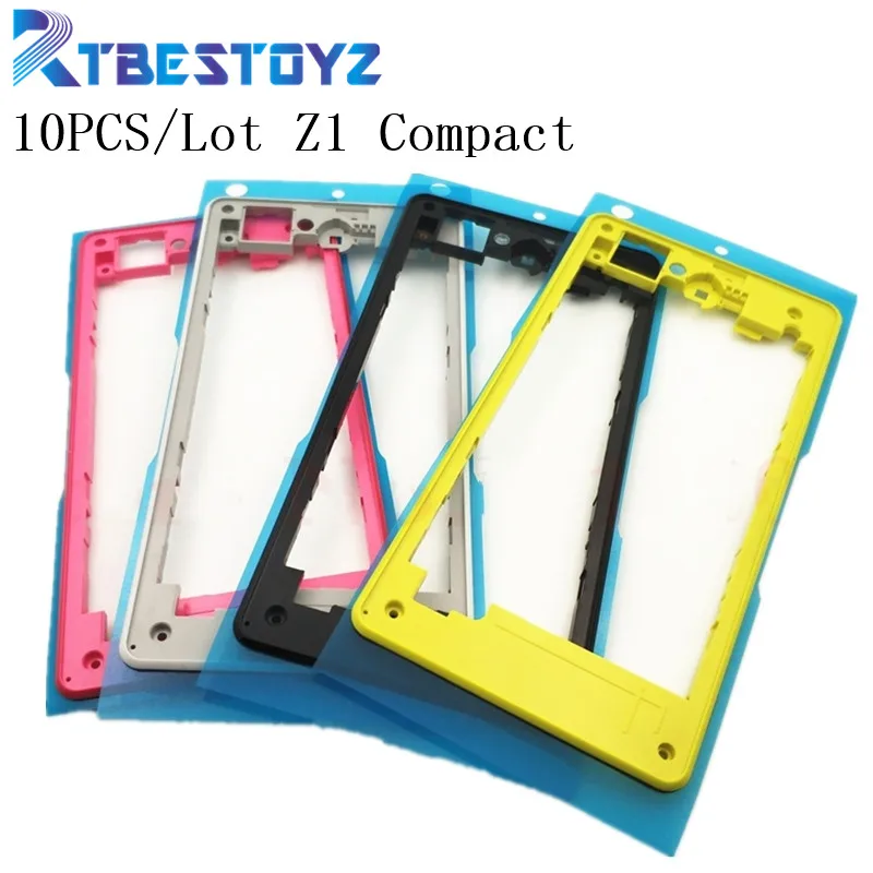 

RTBESTOYZ 10 шт./лот оригинальный новый для Sony Xperia Z1 Compact Z1 Mini D5503 M51W сменный корпус Пластиковая Задняя средняя рамка
