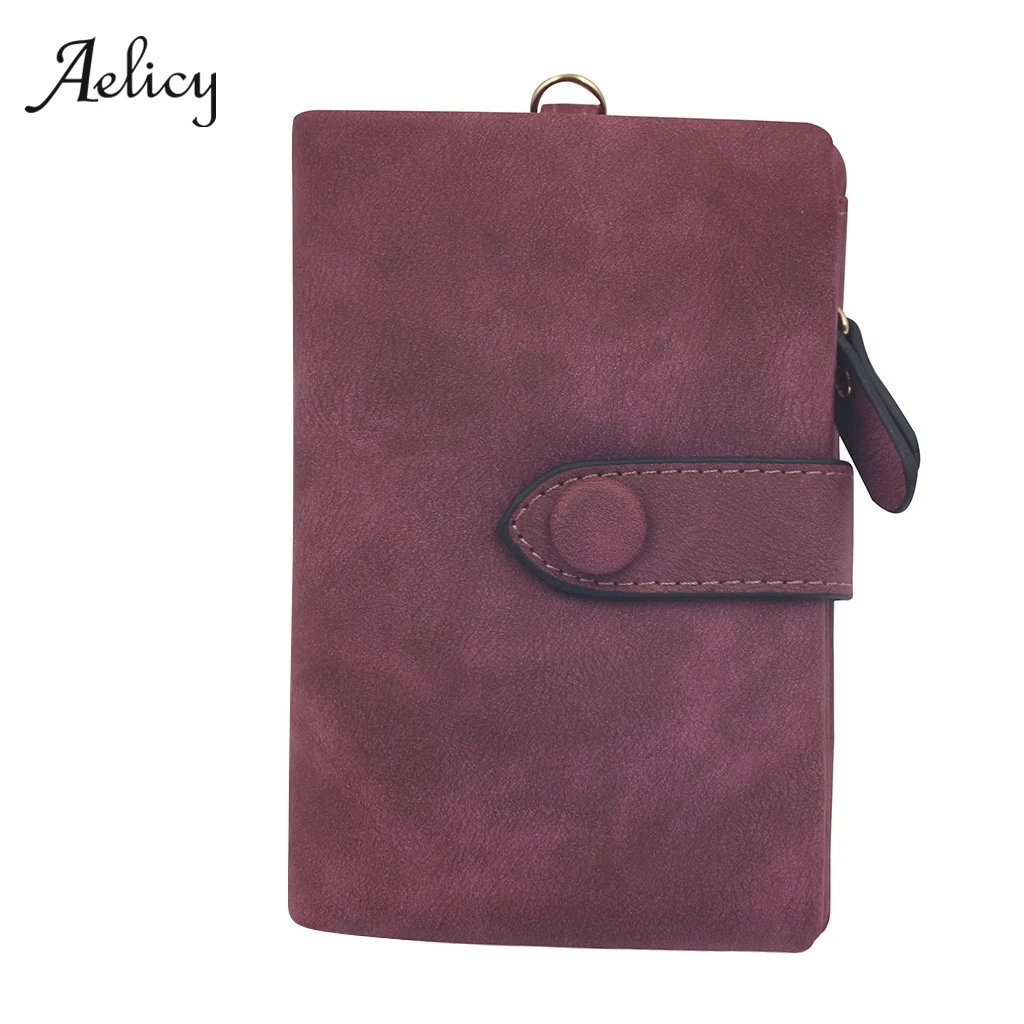 Aelicy женский кошелек маленький матовый из искусственной кожи|Женские кошельки| |
