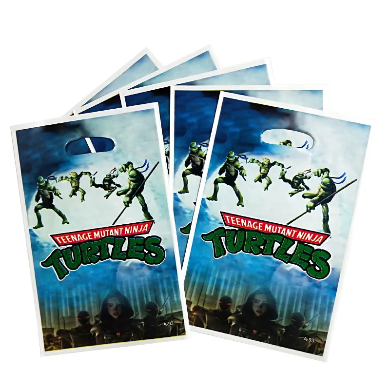 10/20 шт 16 5*25 см пластиковый подарочный пакет Ninjago heroes league Loot Bag Детский мальчик день