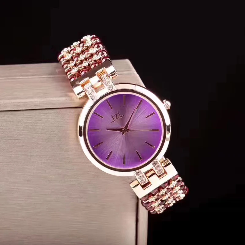 Природный турмалиновый камень браслет из натурального граната и часы 33 мм сделай