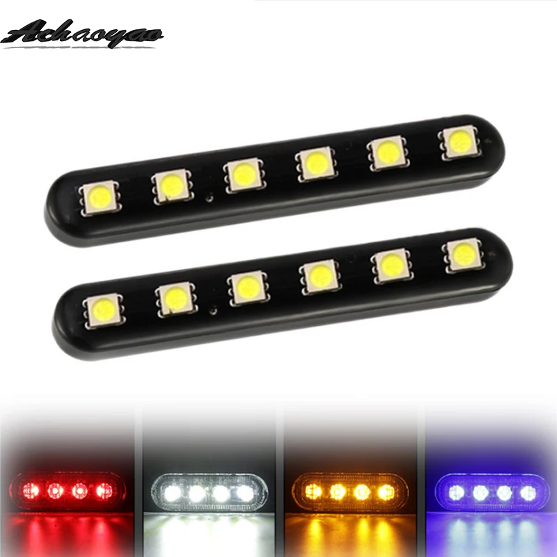 Взрывные модели Модифицированная 6LED Мини водонепроницаемая мигающая аварийная
