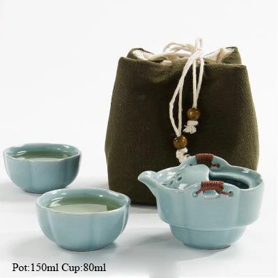 Style A Чайный сервиз TANGPIN, керамический чайник, чайник gaiwan, чашка чая, портативный чайный сервиз для путешествий, китайские чайные наборы кунг-фу - Цвет: Style A