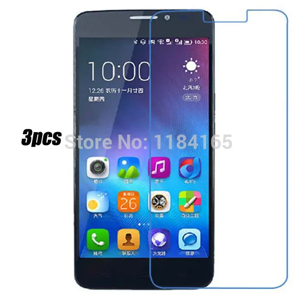 3pcs/Lot Front Transparent Glossy LCD Screen Guard Protectors for Alcatel One Touch Idol X+ OT6043 Film with Retail Package | Мобильные