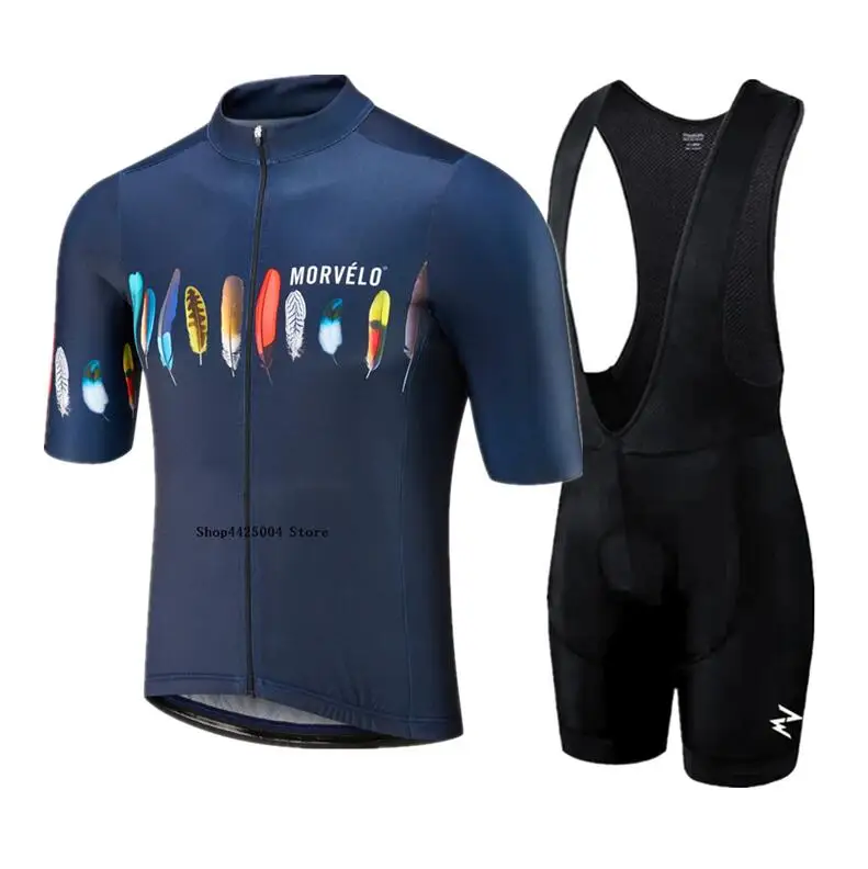Мужской комплект одежды для езды на велосипеде трикотажный дышащая одежда