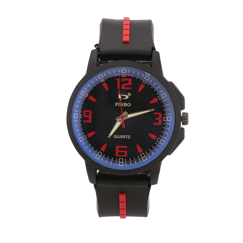 Новинка 2019 кварцевые мужские спортивные цифровые часы из сплава кожи PU наручные #