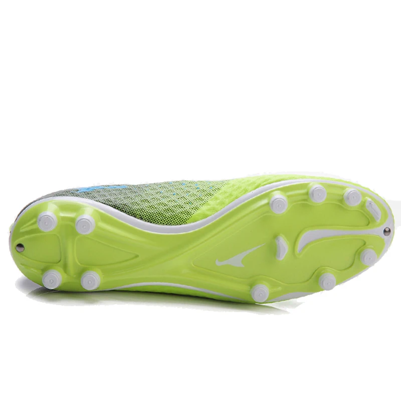 Новый 8 цвета мужские открытый длинные шипы спорт футбольные бутсы FG футбольных