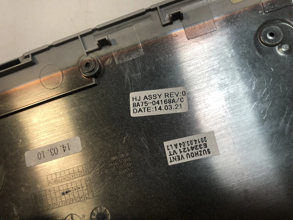 Нижний чехол для ноутбука базовый Samsung Chromebook XE303C12 серебристый нижний BA75 04168A|Сумки