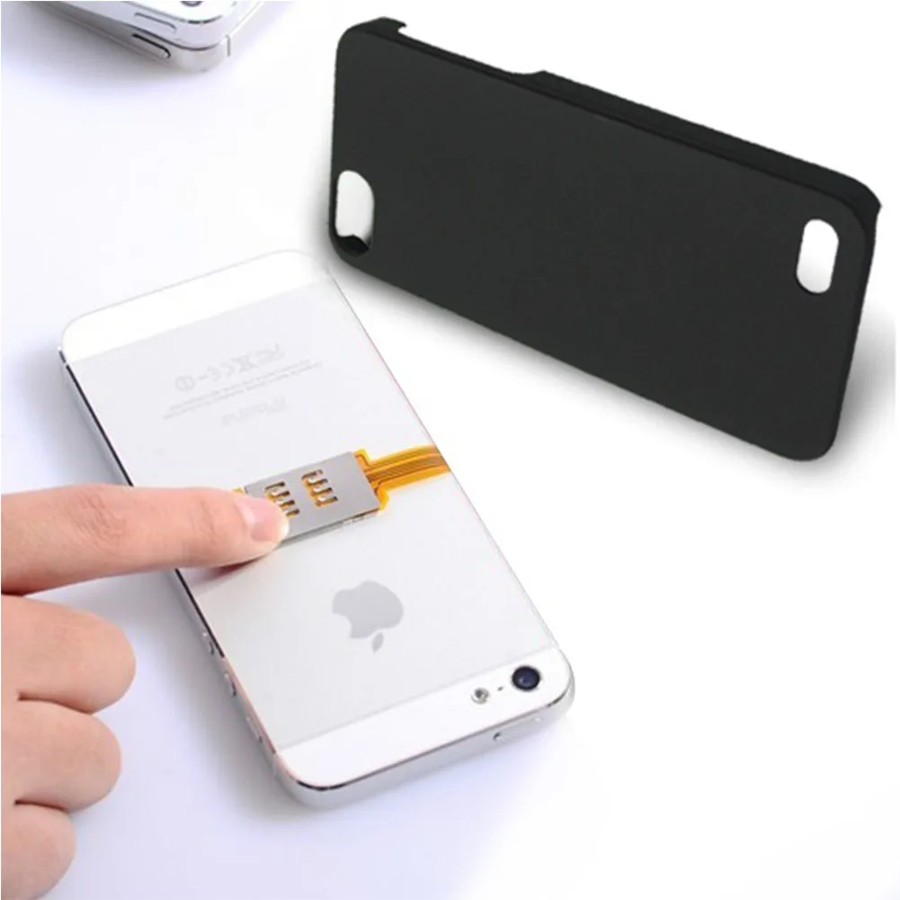 Двойной футляр для сим-карты мобильного телефона с двумя sim-картами Iphone 4 4s 5 |