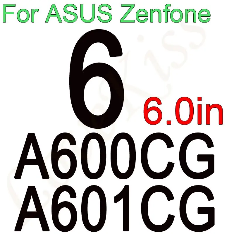 Zenfone 6 С уровнем твердости 9H пленка для экрана из закаленного стекла для мобильного телефона Asus Zenfone 3S 4 Max ZC520TL ZC520KL 2 Laser ZE500KL ZE550KL Go ZB500KL ZC554KL ZE552KL чехол - Цвет: Zenfone 6