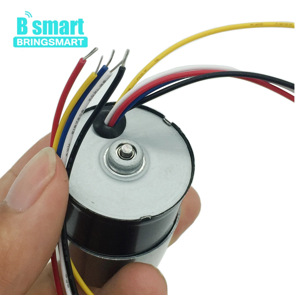 Bringsmart микро мотор JGB37-3625 DC 12v Поворот Скорость редуктор машина 4-480 об/мин, коррозийных свойствах, бесщеточный Электрический мотор 24v