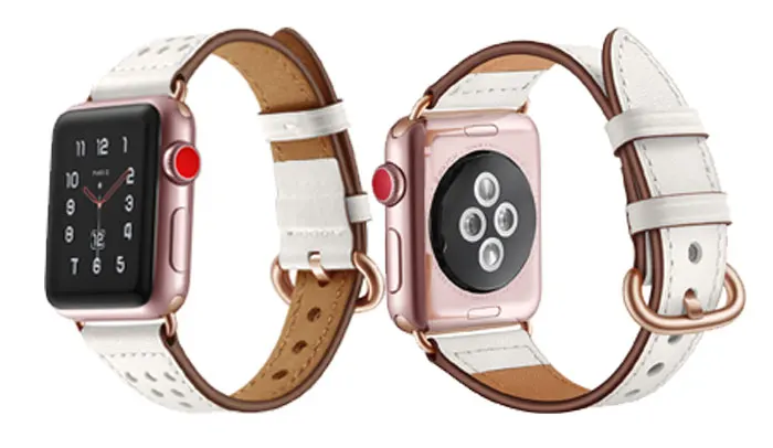 Ремешок из натуральной кожи для часов apple watch 4, 5, ремешок 44 мм, 40 мм, 42 мм, 38 мм, ремень, высококачественный браслет для iwatch серии 5/4/3/2/1