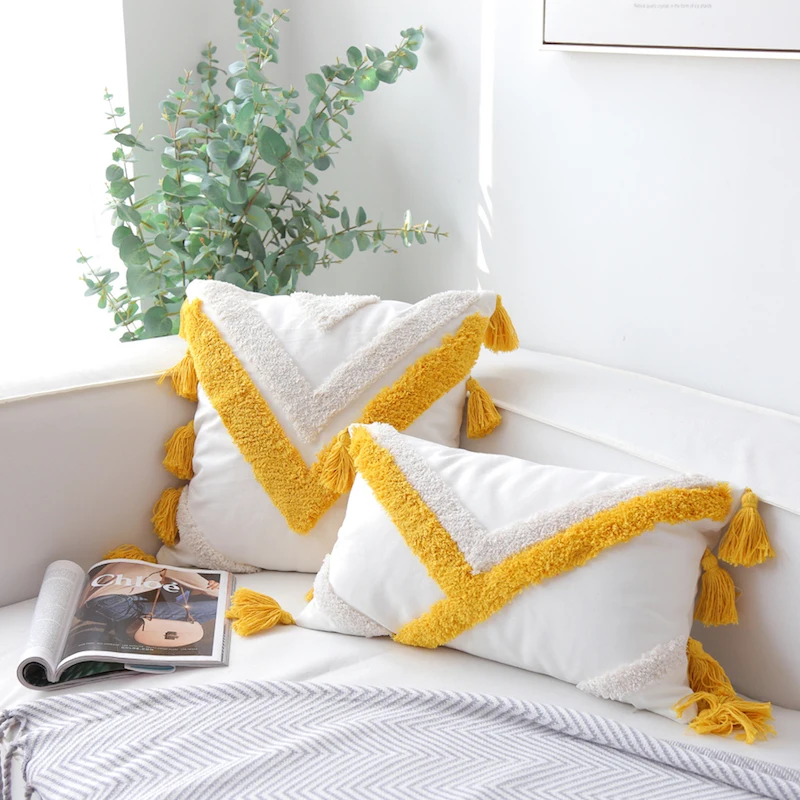 Наволочка DUNXDECO декоративная наволочка для подушки богемная Роскошная блестящая