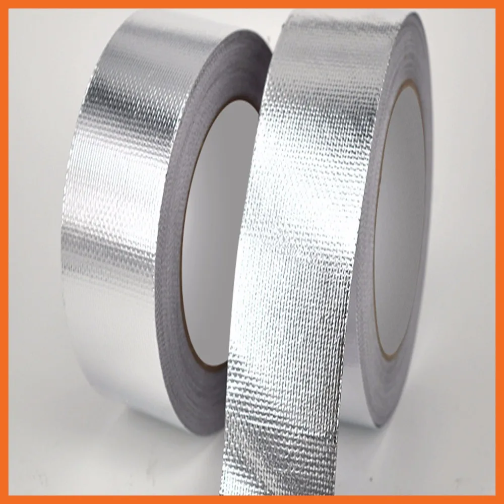 

Толстая стеклянная ткань алюминиевая лента сопротивление фольге высокотемпературный дымовой нагреватель для запечатывания выхлопной трубы 300 мм x 25 м