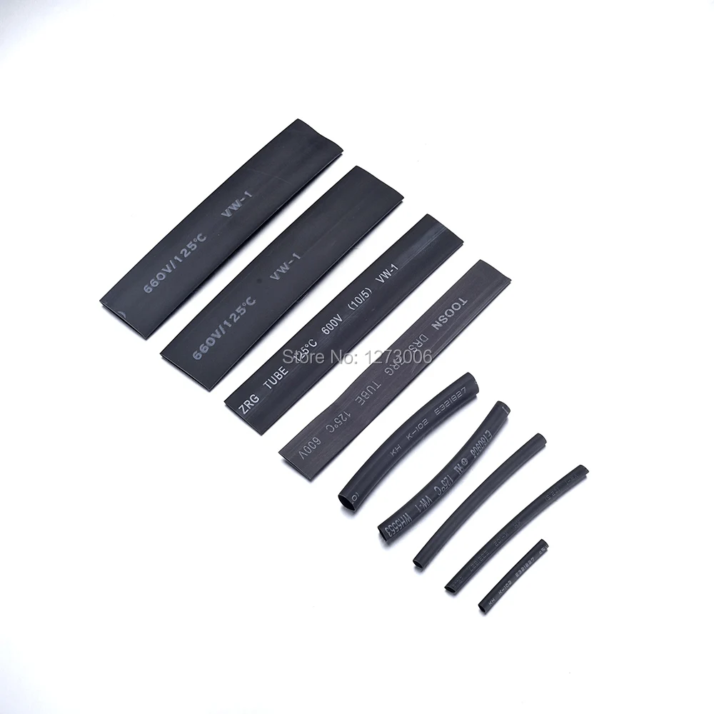 Новый 150 шт. Полиолефиновый Термоусадочные Трубки Огнезащитных Пластик