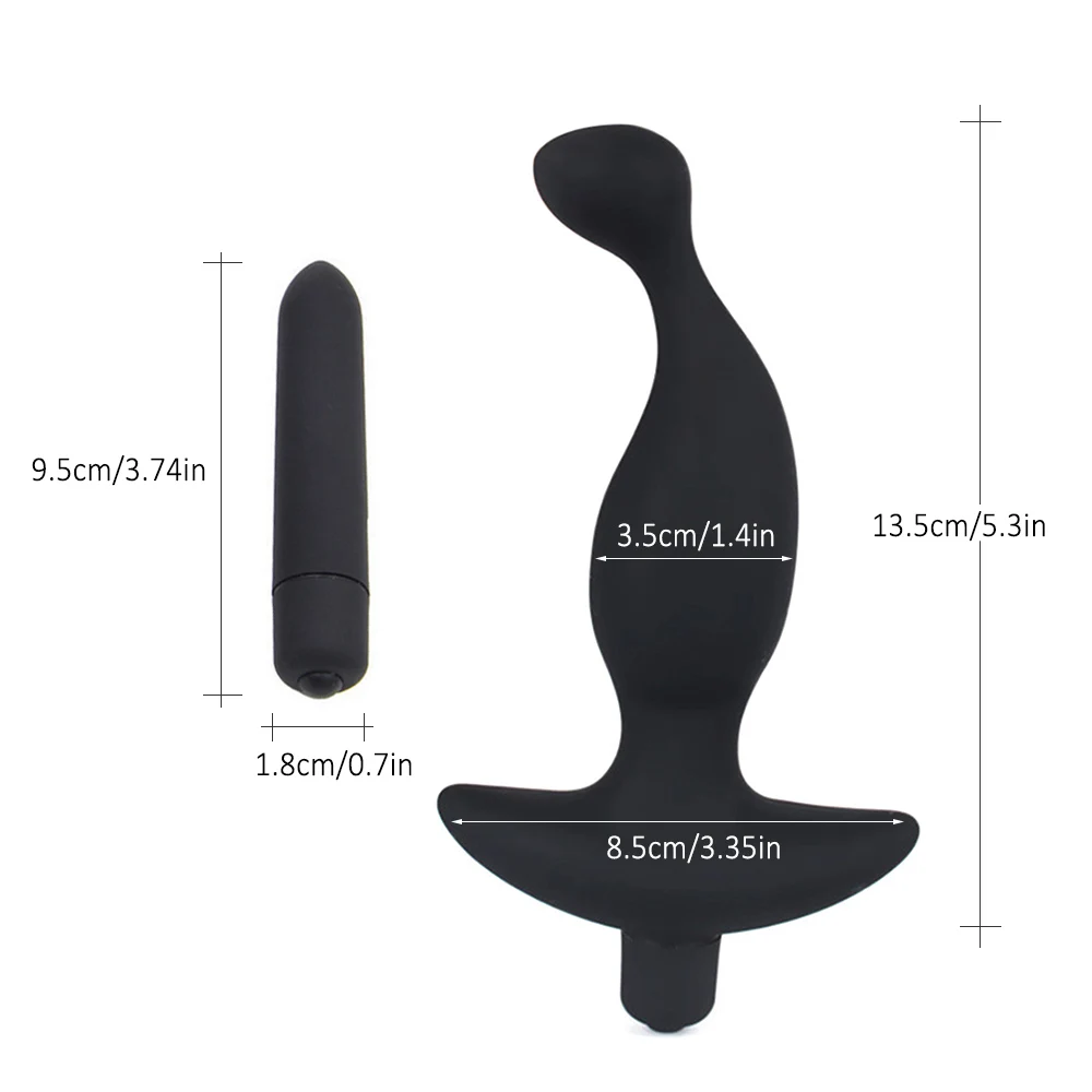 10 Modes Anal Plug Vibrators Butt Prostata Massage Anus Beads Bullet Vibrator Men Gay Woman Sex Toy | Красота и здоровье